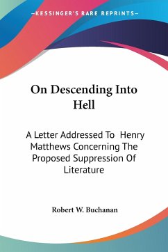 On Descending Into Hell - Buchanan, Robert W.