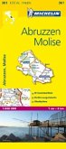 Michelin Karte Abruzzen, Molise; Abruzzo, Molise