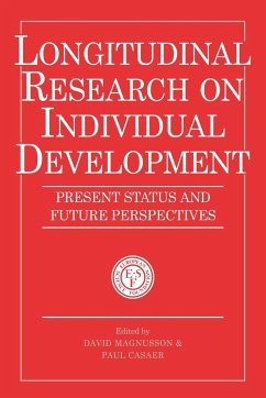 Longitudinal Research on Individual Development - Magnusson, David / Casaer, Paul (eds.)