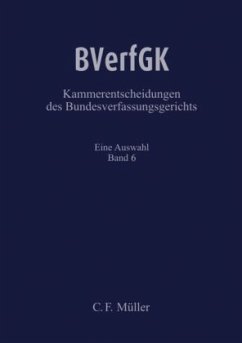 Cover BVerfGK - Kammerentscheidungen des Bundesverfassungsgerichts