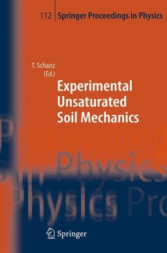 Experimental Unsaturated Soil Mechanics - Schanz, Tom (ed.)