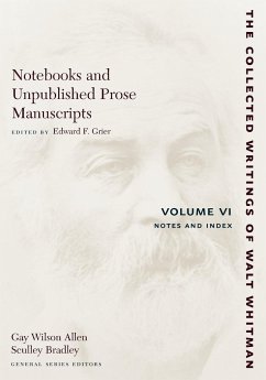 Cover Notebooks and Unpublished Prose Manuscripts: Volume VI