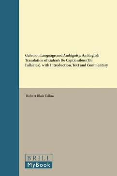 Galen on Language and Ambiguity - Edlow, Robert Blair