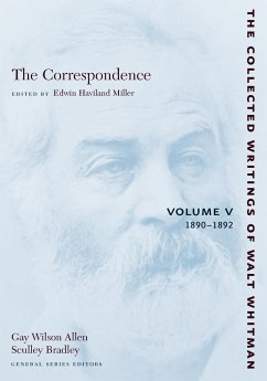 The Correspondence: Volume V - Whitman, Walt
