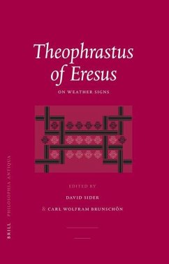Theophrastus of Eresus: On Weather Signs