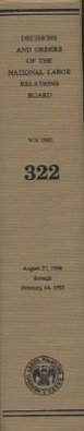 Decisions and Orders of the National Labor Relations Board, V. 322, August 27, 1996, Through February 14, 1997