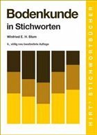 Cover Bodenkunde in Stichworten