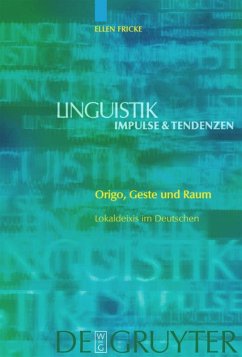 Origo, Geste und Raum - Fricke, Ellen