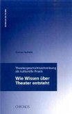 Theatergeschichtsschreibung als kulturelle Praxis