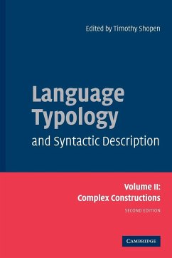 Language Typology and Syntactic Description, Volume II - Shopen, Timothy (ed.)