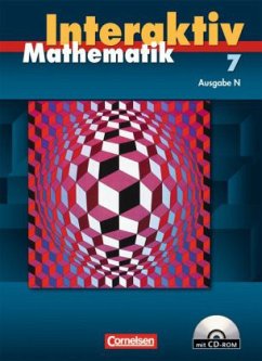 Cover 7. Schuljahr, Schülerbuch m. CD-ROM / Mathematik interaktiv, Ausgabe N