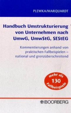 Handbuch Umstrukturierung von Unternehmen nach UmwG, UmwStG, SEStEG - Plewka, Harald; Marquardt, Michael