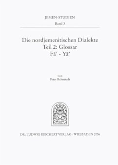 Cover Die nordjemenitischen Dialekte