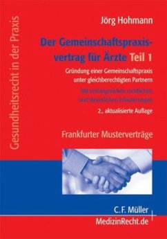 Cover Der Gemeinschaftspraxisvertrag für Ärzte
