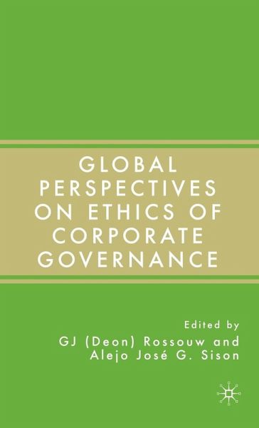 Global Perspectives on Ethics of Corporate Governance Global Perspectives on Ethics of Corporate Governance