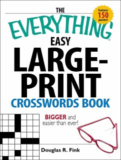 The Everything Easy Large-Print Crosswords Book - Fink, Douglas R
