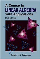 Course in Linear Algebra with Applications, a (2nd Edition) - Robinson, Derek J S