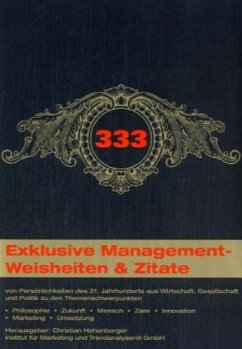 Cover 333 exklusive Management-Weisheiten & Zitate