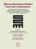 African-American Studies Core List of Resources