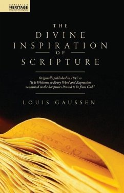 Divine Inspiration of Scripture - Gaussen, Louis