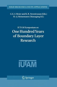 IUTAM Symposium on One Hundred Years of Boundary Layer Research - Meier, G.E.A / Sreenivasan, K.R. (eds.)