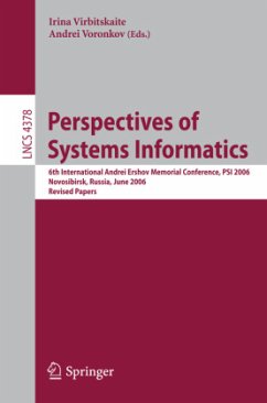 Perspectives of Systems Informatics - Voronkov, Andrei (Volume ed.) / Virbitskaite, Irina