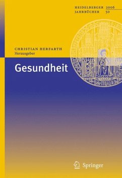 Gesundheit - Herfarth, Christian (Hrsg.)