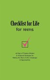 Checklist for Life for Teens