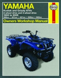 Yamaha Kodiak & Grizzly ATVs (93 - 05) Haynes Repair Manual - Ahlstrand, Alan