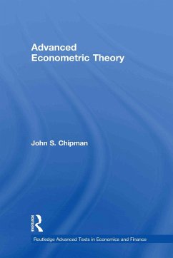 Advanced Econometric Theory - Chipman, John