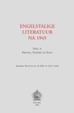 Cover Engelstalige Literatuur Na 1945. Deel 3