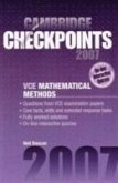 Cambridge Checkpoints Vce Mathematical Methods Units 3 and 4 2007