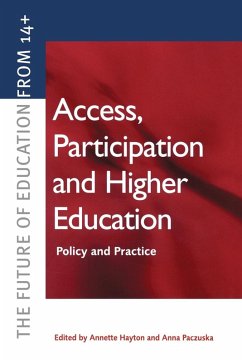 Cover Access, Participation and Higher Education