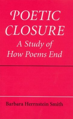 Poetic Closure - Smith, Barbara Herrnstein