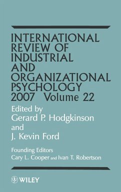 International Review of Industrial and Organizational Psychology 2007, Volume 22