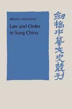 Cover Law and Order in Sung China