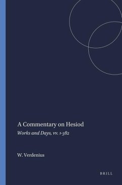 A Commentary on Hesiod - Verdenius, W J