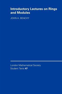 Introductory Lectures on Rings and Modules - Beachy, John A.; Beachy, J.