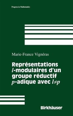 Representations modulaires des groupes reductifs p-adiques. Representations cuspidales de GL(n) - Vigneras, Marie-France