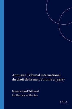 Annuaire Tribunal International Du Droit de la Mer, Volume 2 (1998) - International Tribunal For The Law Of Th