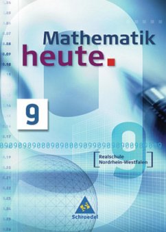 Cover 9. Schuljahr, Schülerband / Mathematik heute, Realschule Nordrhein-Westfalen, Neubearbeitung