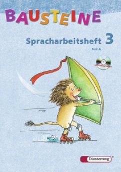 Cover Spracharbeitsheft 3. Klasse, Teil A/B, 2 Bde. m. CD-ROM / Bausteine Deutsch, Spracharbeitshefte