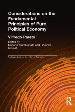 Considerations on the Fundamental Principles of Pure Political Economy - Pareto, Vilfredo