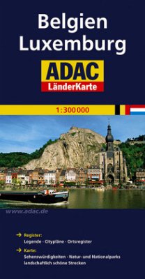 ADAC Karte Belgien, Luxemburg