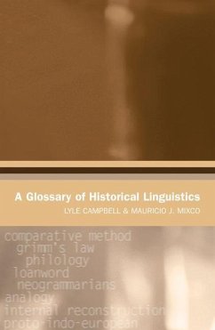 A Glossary of Historical Linguistics - Campbell, Lyle; Mixco, Mauricio J.