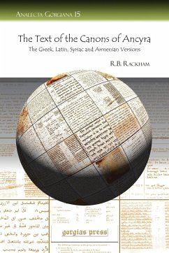 Cover The Text of the Canons of Ancyra