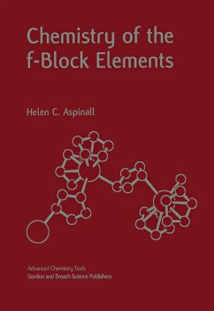 Chemistry of the f-Block Elements - Aspinall, Helen C