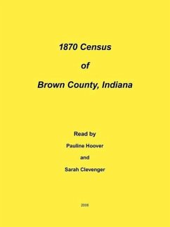 1870 Census of Brown County, Indiana - Hoover, Pauline; Cleveng, Sarah