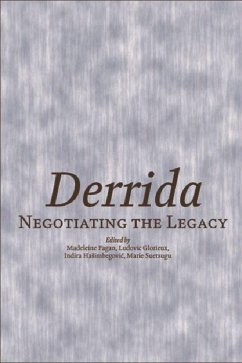 Derrida - Fagan, Madeleine / Glorieux, Ludovic (eds.)