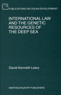 International Law and the Genetic Resources of the Deep Sea - Leary, David Kenneth